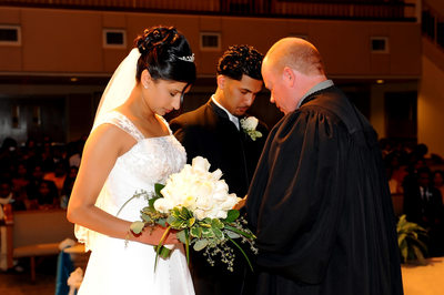 Christian Wedding Photographer Atlanta Vows in Church