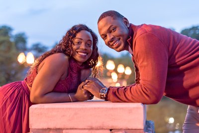 Piedmont Park Engagement Portrait Atlanta