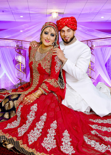 Pakistani Muslim Wedding Portrait in Norcross, Georgia