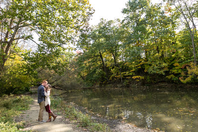 Charming Engagement Photos in Chagrin Falls, Ohio