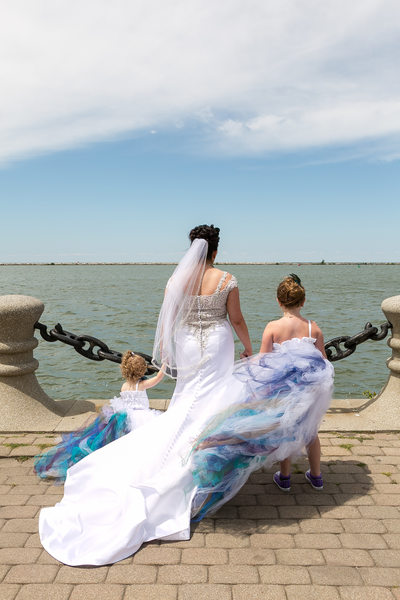 Gorgeous Wedding Photos on the Cleveland's E9th Pier