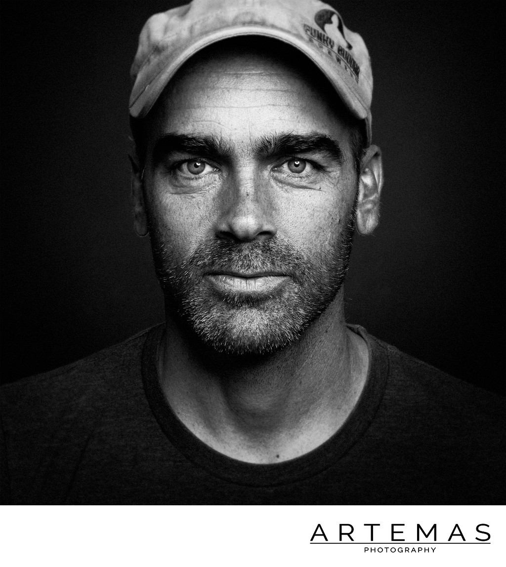 Black and White Portrait Photographer Baltimore Maryland - Artemas