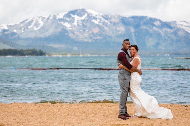 Lakeside Beach Wedding Photographer