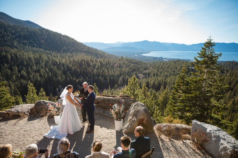 Tahoe Blue Estate Wedding Ceremony Photos