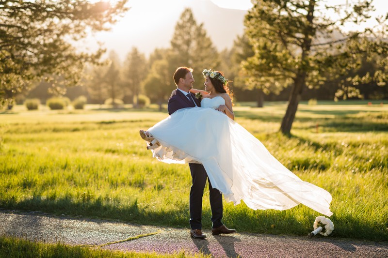 Lake Tahoe Golf Course Wedding Photography 