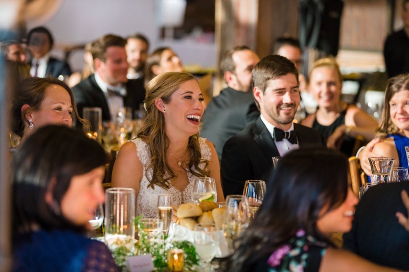 Zephyr Lodge Wedding Reception Toast Photos