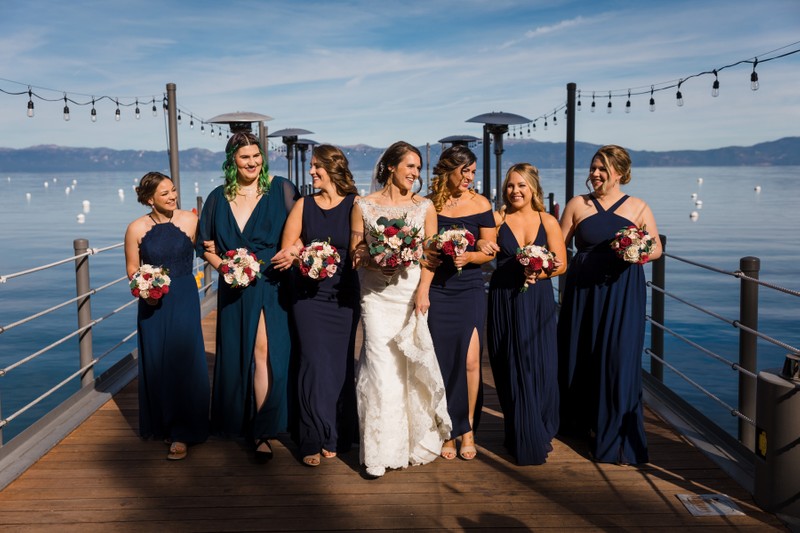 West Shore Cafe Wedding Bridesmaids Photography