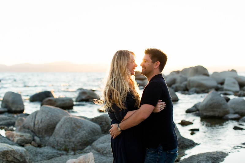 Fun South Lake Tahoe Engagement Photos