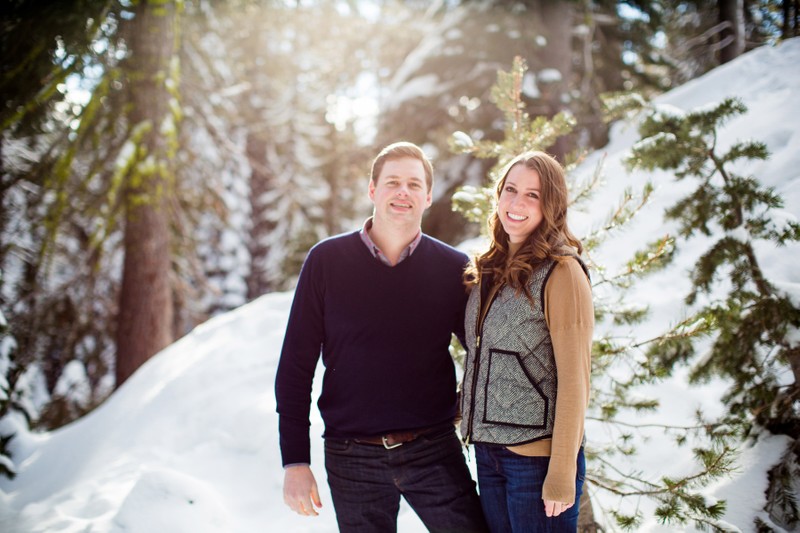 Soda Springs Winter Engagement Photos