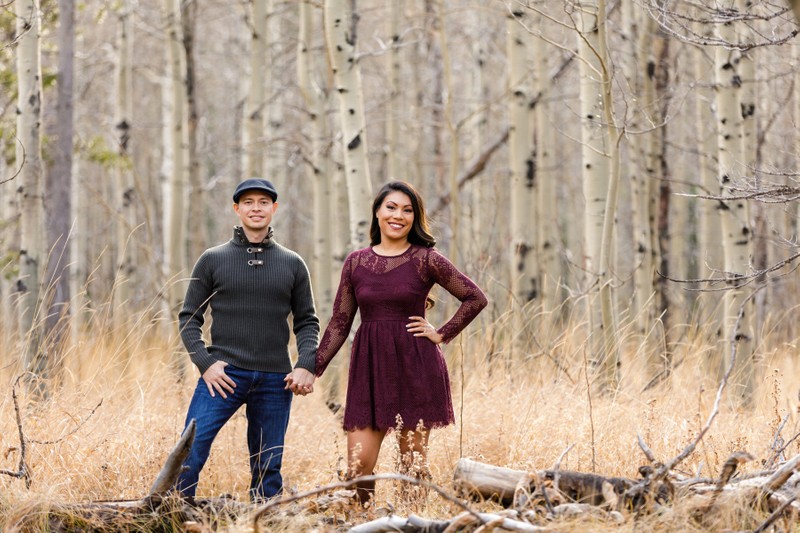 Apsen Grove Engagement Photos Tahoe