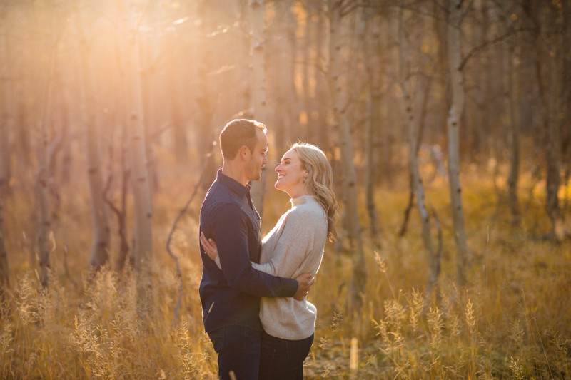 South Lake Tahoe Fall Engagement Photography