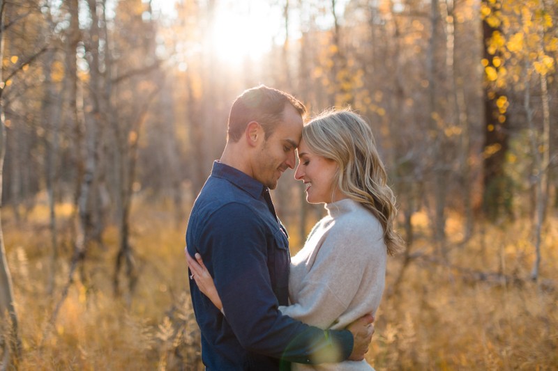 South Lake Tahoe Fall Engagement Photos