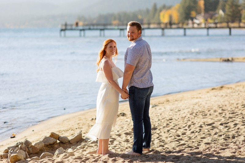 Kings Beach Engagement Photos 