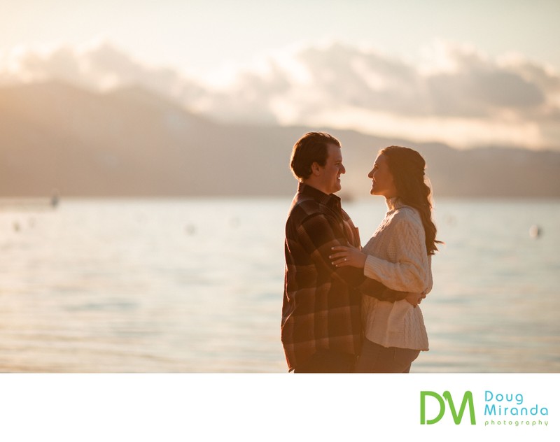 South Lake Tahoe Sunset Engagement 