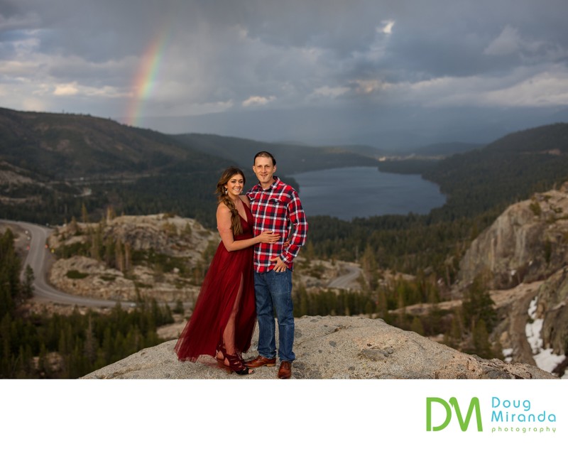 Donner Summit Engagement Photography