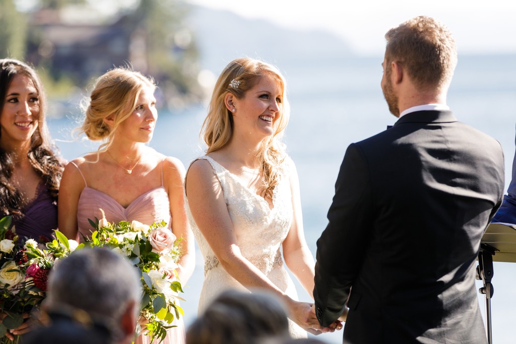Lake Tahoe Private Estate Wedding Ceremony Pictures