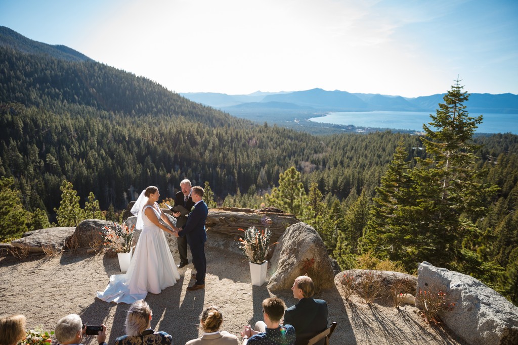 Tahoe Blue Estate Wedding Ceremony Photos