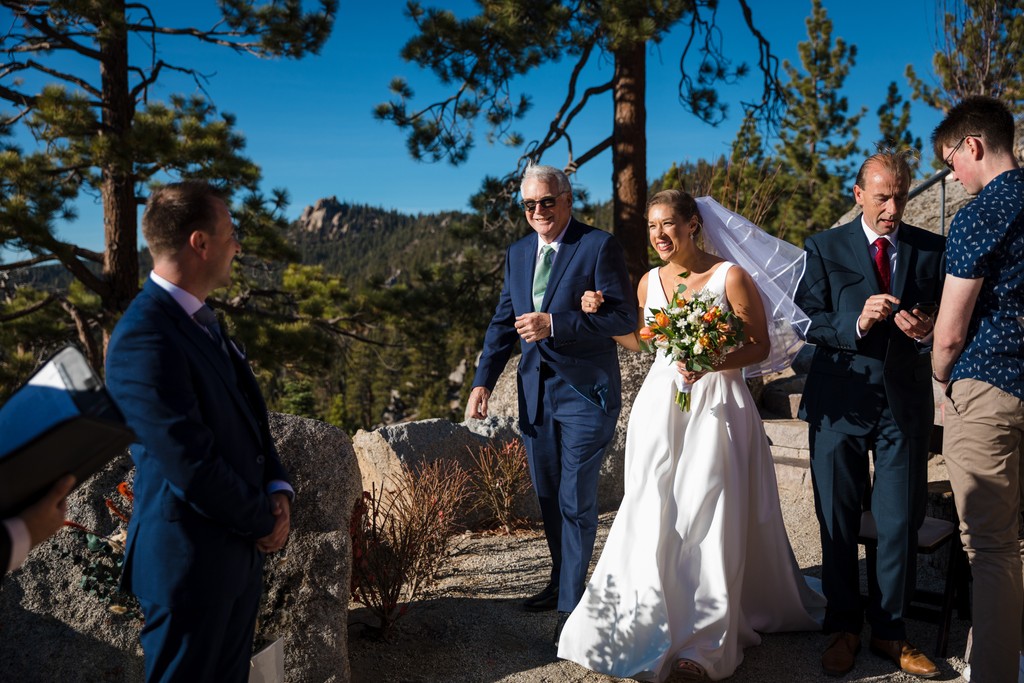 Tahoe Blue Estate Wedding Ceremony Photographs