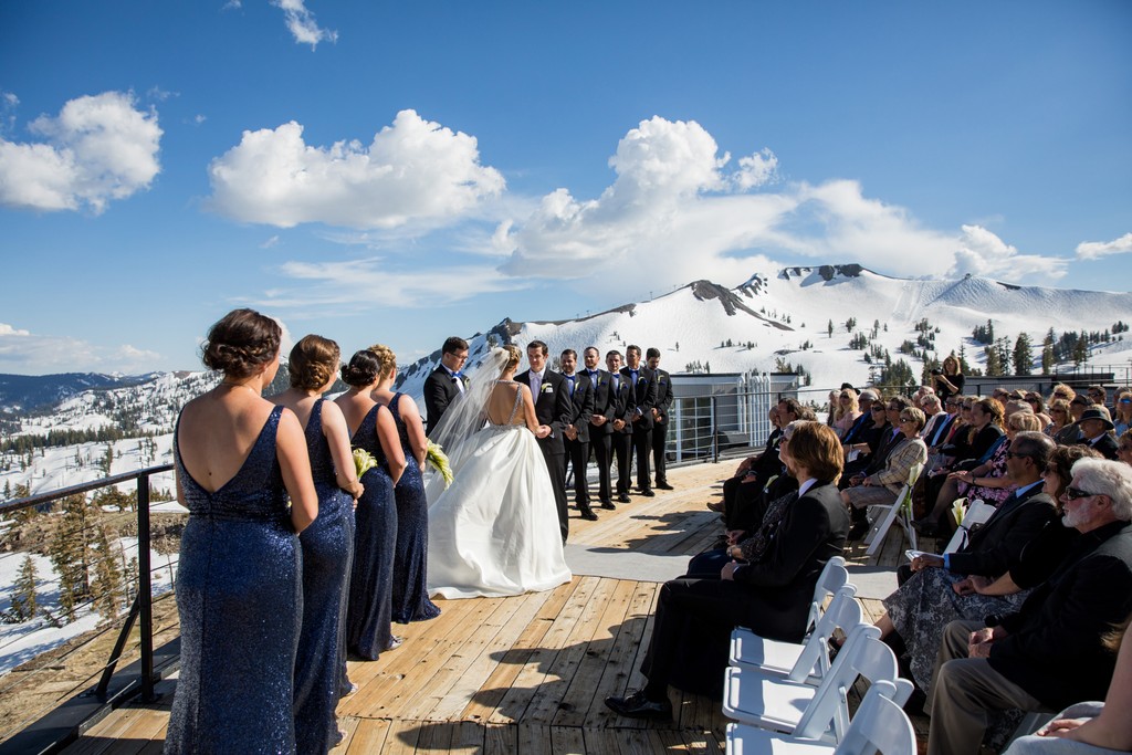 Palisades Tahoe  High Camp Wedding