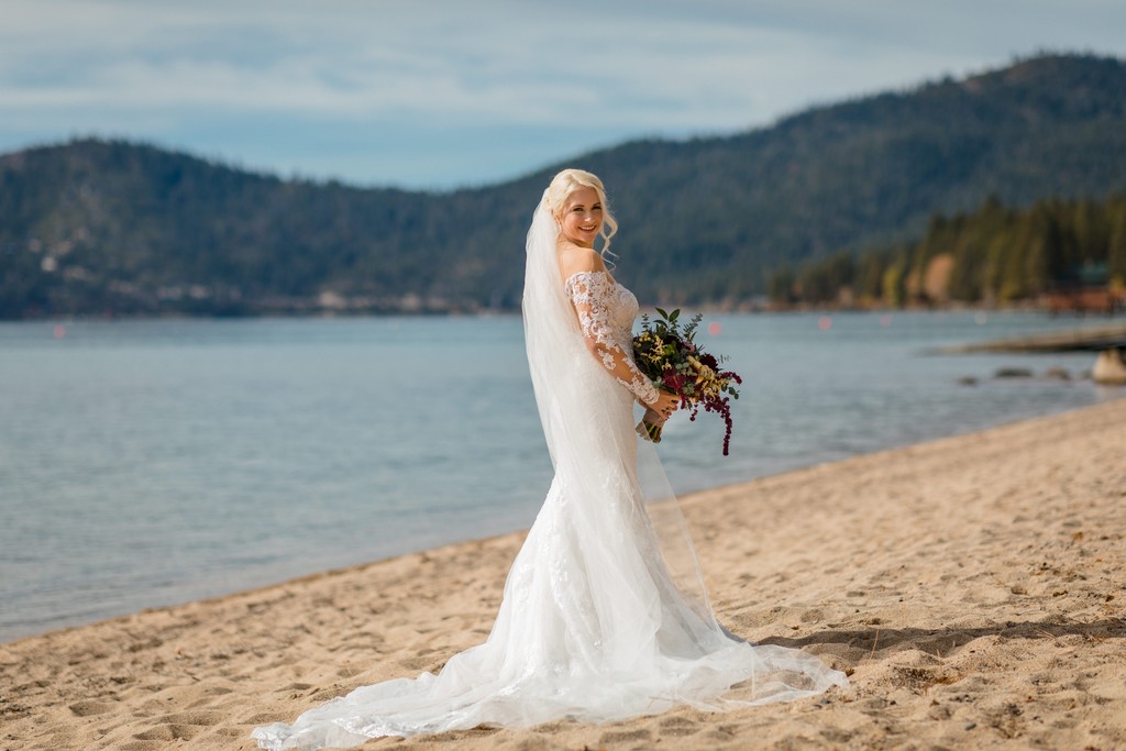 Hyatt Lake Tahoe Bridal Wedding Photographer 