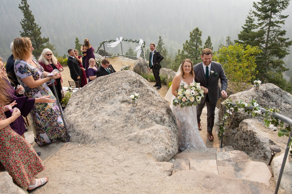 Tahoe Blue Estate Wedding Ceremony Picture 