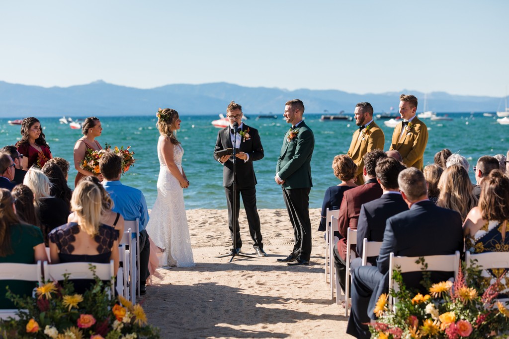 Riva Grill on the Lake Wedding Ceremony Photos