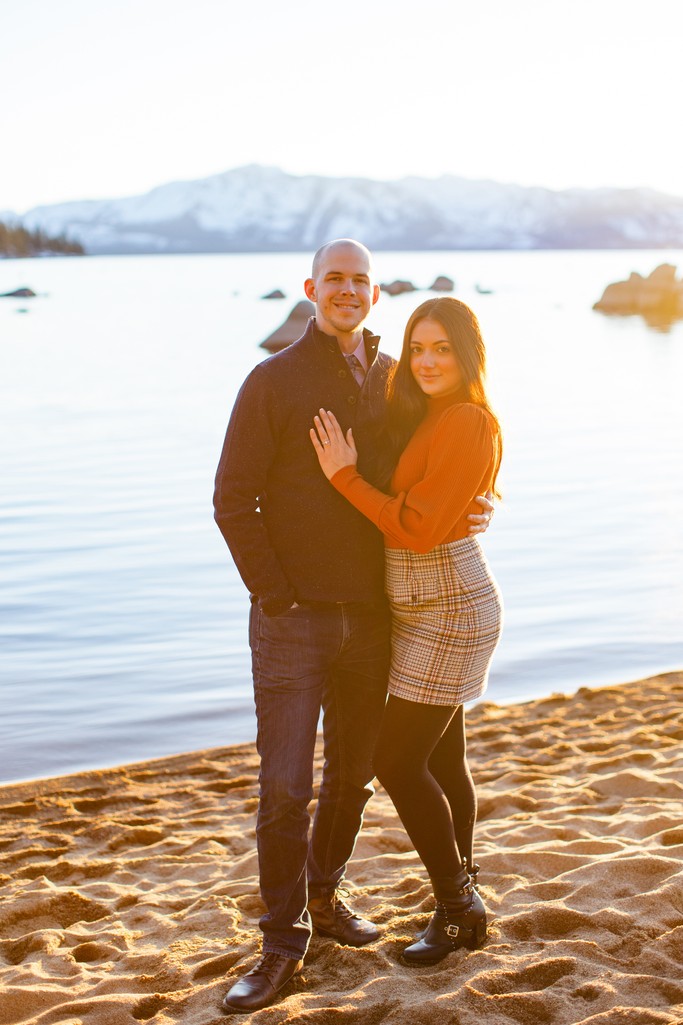 Beach Engagement Photos South Lake Tahoe