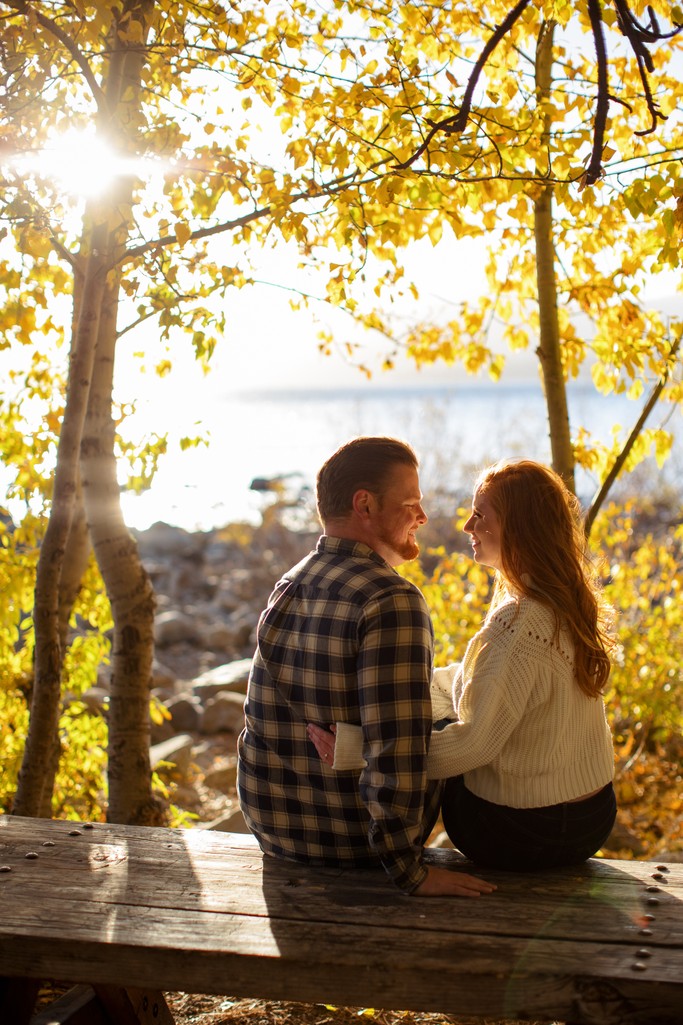 Lake Tahoe Fall Engagement Pictures