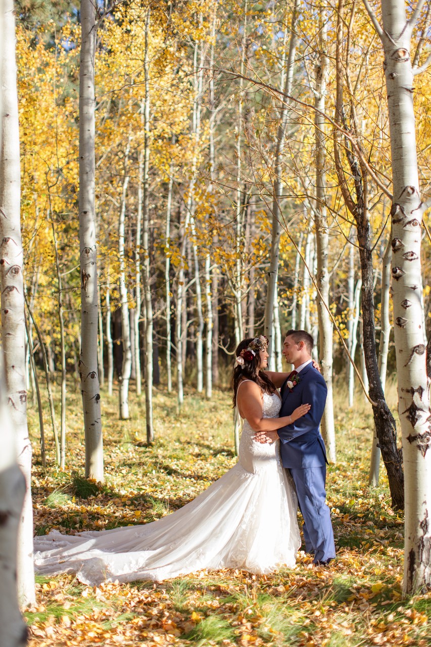 South Lake Tahoe Fall Wedding Photos 