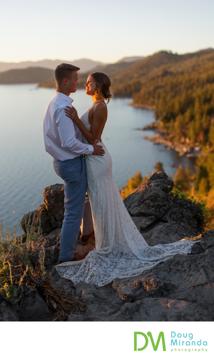 Cave Rock Lake Tahoe Wedding Photography 
