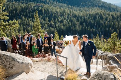 Tahoe Blue Estate Wedding Ceremony Pictures