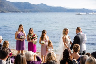 Hyatt Lake Tahoe Wedding Ceremony Photography