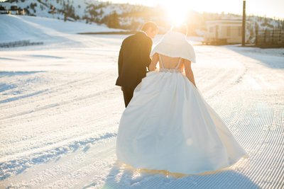 Palisades Tahoe Winter Wedding Photography