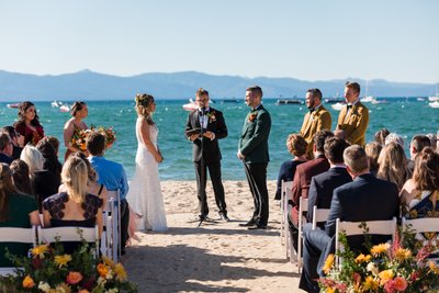 Riva Grill on the Lake Wedding Ceremony Photos