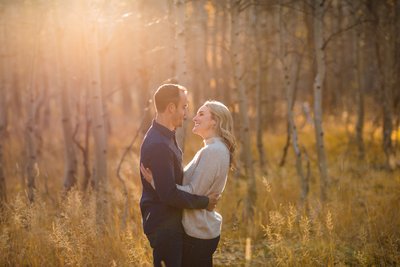 South Lake Tahoe Fall Engagement Photography