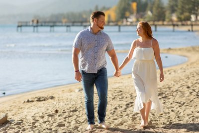 Kings Beach Engagement Photography