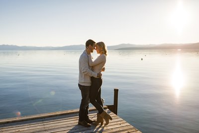 Lake Tahoe Engagement Pictures 