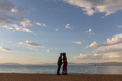 Lake Tahoe Engagement Photos 