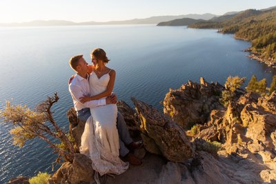 Cave Rock Lake Tahoe Wedding Photos