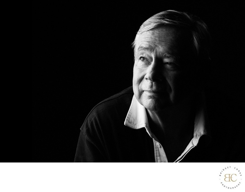 Portrait study of an older man in Johannesburg