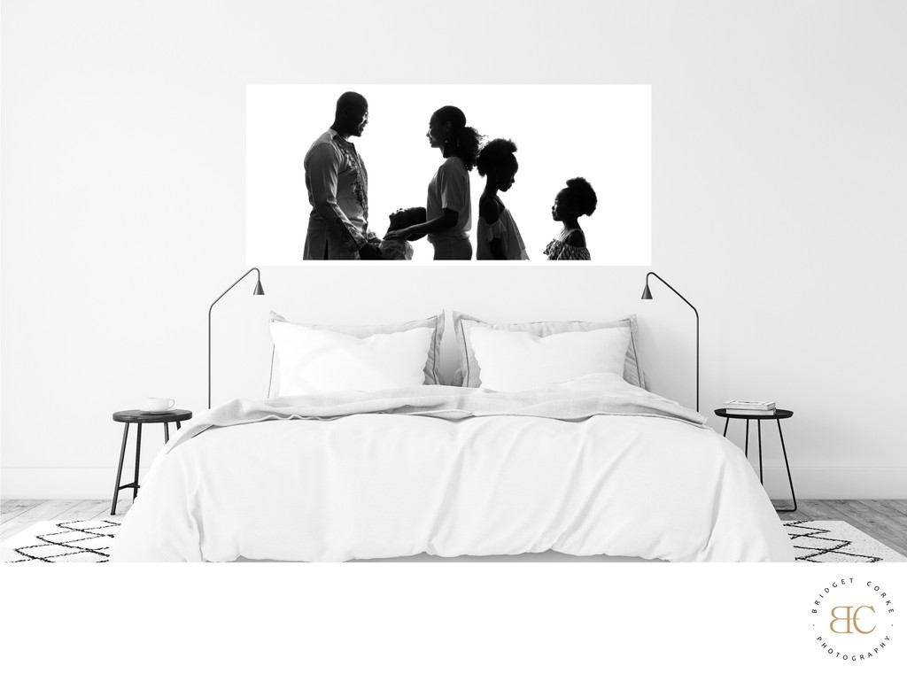 Modern Family Canvas Photo