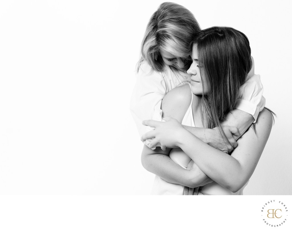 Holding Daughter Embrace