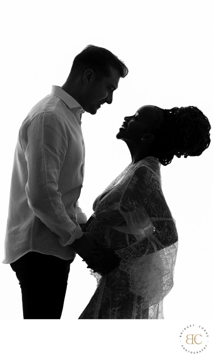 Artistic Silhouette Maternity Photography