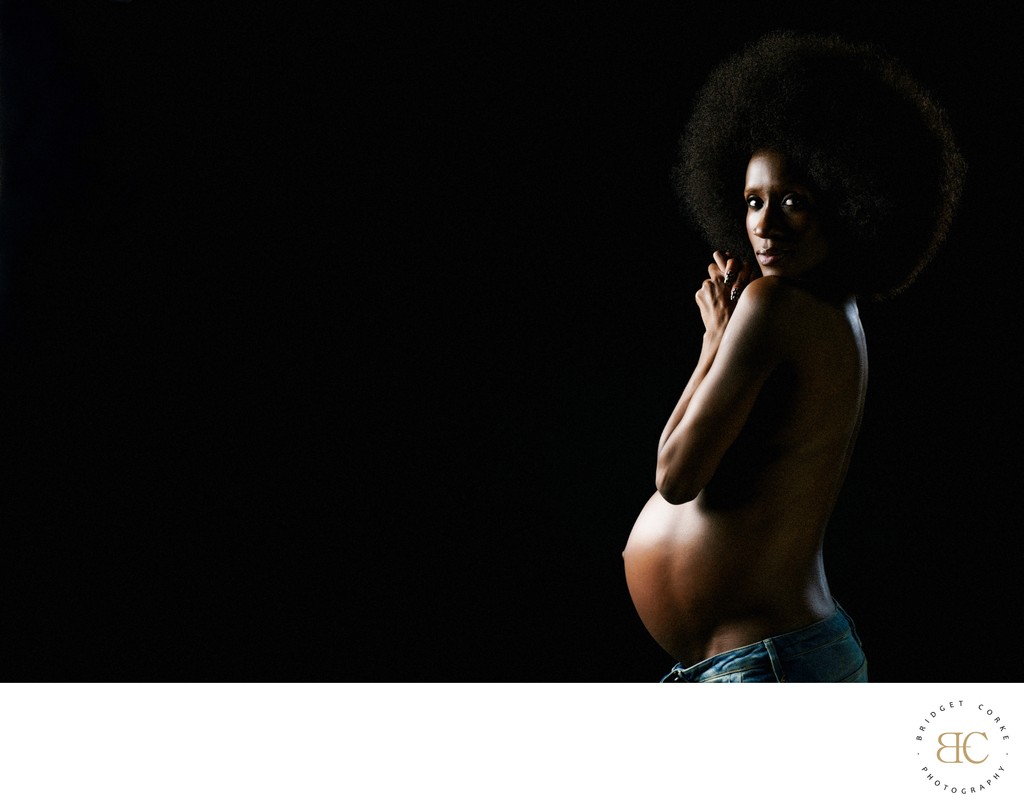 Semi-Nude Maternity Photography