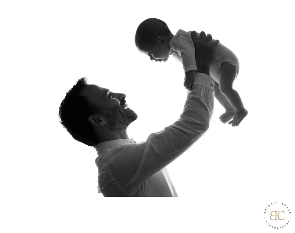 Father Newborn Silhouette