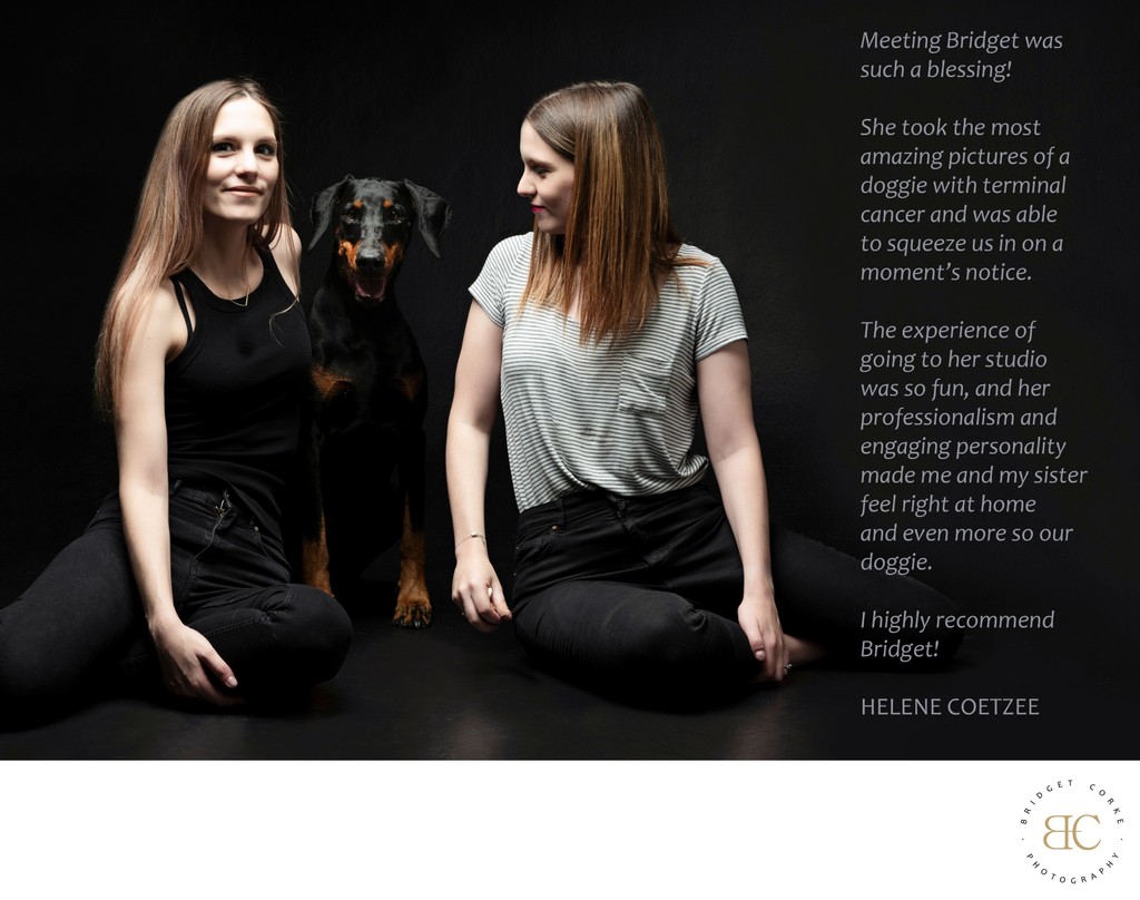 Engaging Dog Photographer Client Review