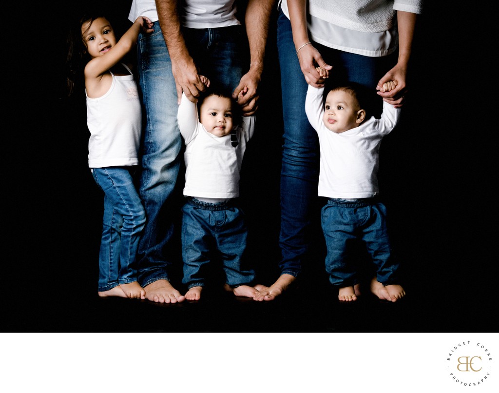 Family Unity: Hands and Feet Portrait