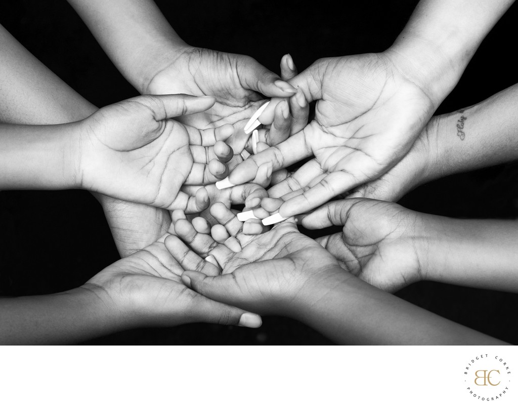 Close-Up Family Hands Holding in Harmony