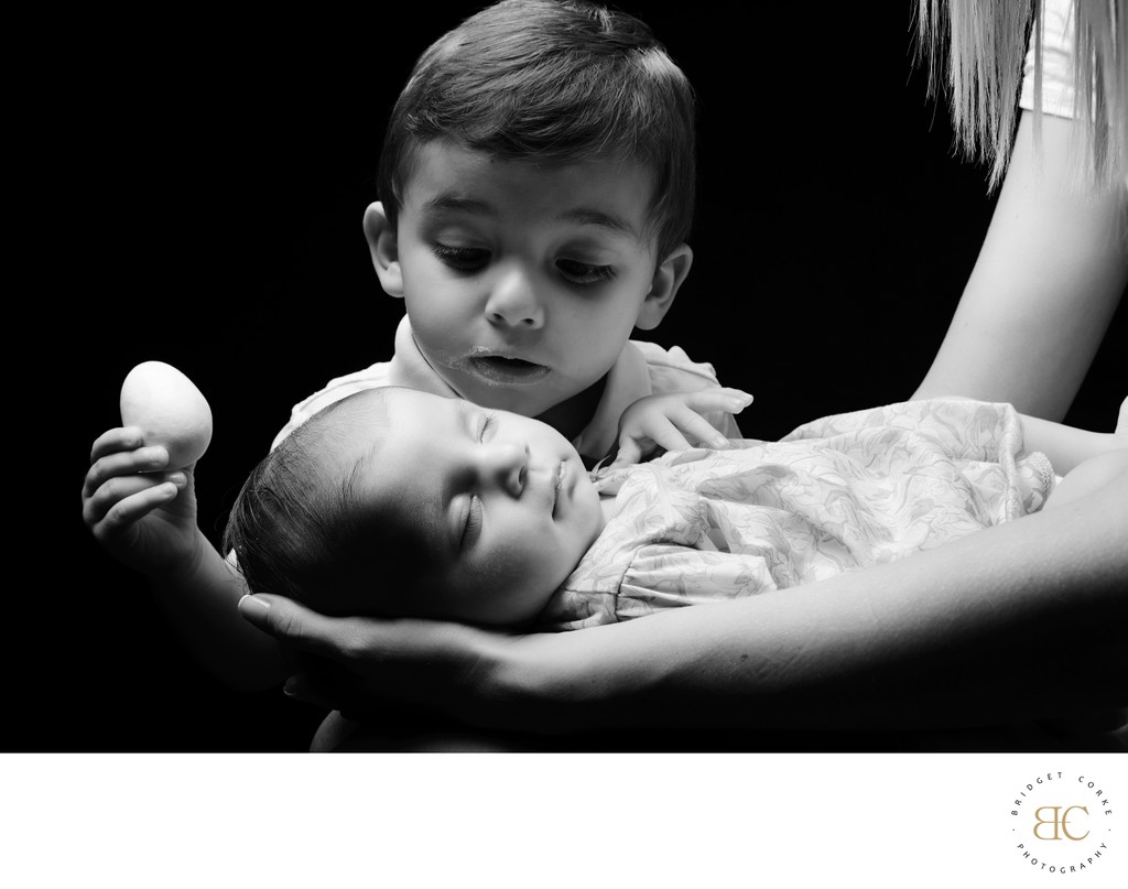 Sibling Curiosity: Watching Over Newborn