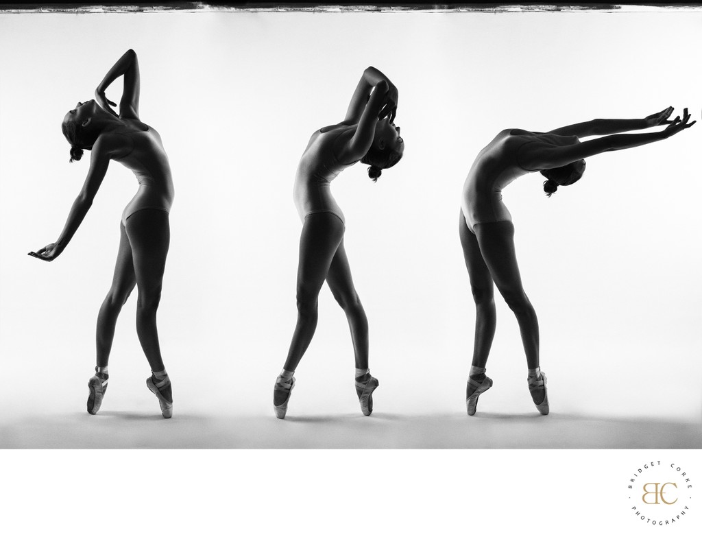 Triple Elegance: Award-Winning Ballet Poses in Motion